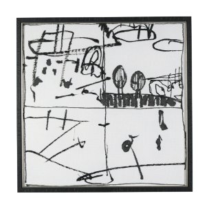 Lost Treasure Map IV by Mercana Studio a Hand Embellished Textured Framed Art Print