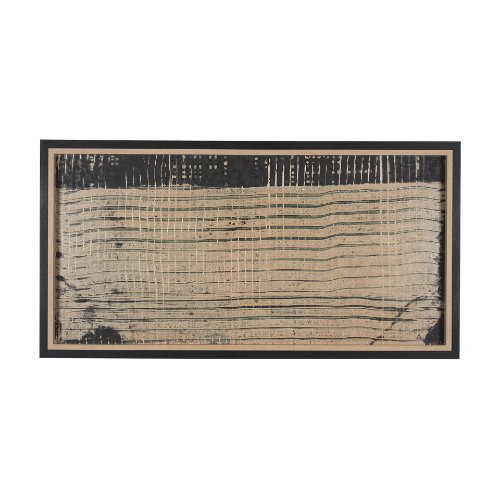 15332 - Vertical Horizons by Mercana Studio a Hand Embellished Textured Framed Art Print