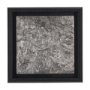 15336 - Pewter Leaves IV by Morgan McLaren a Framed Art Print Matted under Glass