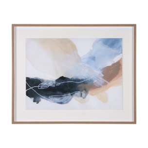 Healing by Ira Havuka a Hand Embellished Textured Framed Art Print Matted under Glass
