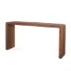 70512 - Estelle Rustic Brown Reclaimed Wood Console Table