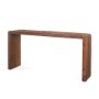 70512 - Estelle Rustic Brown Reclaimed Wood Console Table