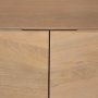 70682 - Darwin Light Brown Wooden 2 Door w/ 2 Shelves Accent Cabinet