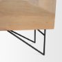 70682 - Darwin Light Brown Wooden 2 Door w/ 2 Shelves Accent Cabinet