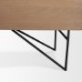 70683 - Darwin Light Brown Wooden 4 Door w/ 2 Shelves Sideboard