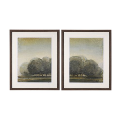15233 - Secret Garden-L by Mercana Studio a Hand Embellished Textured Framed Art Print Matted under Glass