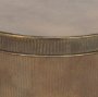 70518 - Josephine Round Antique Gold Metal Box (Set of 2)