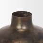 70553 - Daya Medium Antiqued Gold Metal Vase