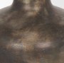 70554 - Daya Short Antiqued Gold Metal Vase