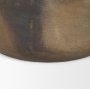 70554 - Daya Short Antiqued Gold Metal Vase