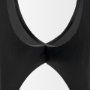 70617 - Sobi Textured Matte Black Round Metal Accent Table