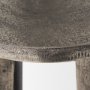 70618 - Maggie Textured Silver Nickel Cast Aluminum Metal Accent Table