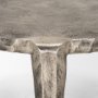 70619 - Randy Silver Nickel Cast Aluminum Metal Coffee Table
