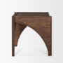 70641 - Laraya Medium Brown Wood w/ Arches End Table