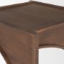 70641 - Laraya Medium Brown Wood w/ Arches End Table