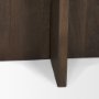 70680 - Bianca Dark Brown Wood w/ Marble Round Accent Table