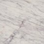 70680 - Bianca Dark Brown Wood w/ Marble Round Accent Table