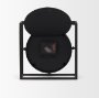 70690 - Raisa Black w/ Gold Antiquing Metal Table Clock