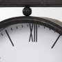 70690 - Raisa Black w/ Gold Antiquing Metal Table Clock