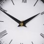 70690 - Raisa Black w/ Gold Antiquing Metal Table Clock
