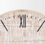 70692 - Raja Matte Black Metal w/ Wood Table Clock