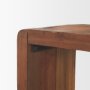 70512 - Estelle Rustic Brown Reclaimed Wood Console Table