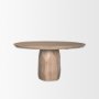 70570-AB - Fitzgerald 60" Light Brown Wood Dining Table