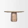 70570-AB - Fitzgerald 60" Light Brown Wood Dining Table