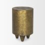 70741 - Rosh Textured Gold Metal w/ Acid Wash  Accent Table