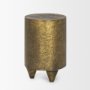 70741 - Rosh Textured Gold Metal w/ Acid Wash  Accent Table