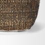 70760 - Samiya Jute w/ White Cotton Pouf