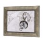 15214 - Adventure Map by Chad Mackay a Hand Embelished Textured Framed Art Print