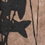 15287 - Etched Silouette III by Mercana Studio a Hand Embellished Textured Framed Art Print