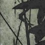 15290 - Etched Silouette VI by Mercana Studio a Hand Embellished Textured Framed Art Print