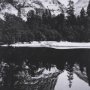 15291 - Mirror Lake by Carleton E Watkins a Hand Embellished Textured Framed Photo Art Print