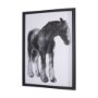 15308 - Equine Sketch 5 by Manny Woodart a Hand Embellished Textured Framed Art Print