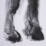 15308 - Equine Sketch 5 by Manny Woodart a Hand Embellished Textured Framed Art Print