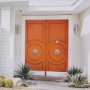15318 - Palm Springs Villa Puerta Naranja Irene Suchocki Hand Embellished Framed Photo Art Print Matted unde