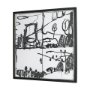 15330 - Lost Treasure Map V by Mercana Studio a Hand Embellished Textured Framed Art Print