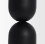 70708 - Qamra Medium Black Metal Pillar Candle Holder