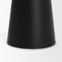 70714 - Quadir Medium Matte Black Metal Candle Holder