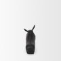 70719 - Radu Small Matte Black Metal Bull Decorative Object