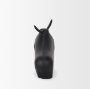 70720 - Radu Large Matte Black Metal Bull Decorative Object