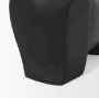 70720 - Radu Large Matte Black Metal Bull Decorative Object