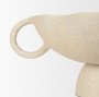 70721 - Radka Beige Textured Small Metal Decorative Bowl