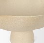 70722 - Radka Beige Textured Large Metal Decorative Bowl