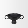 70723 - Radka Small Matte Black Metal Decorative Bowl