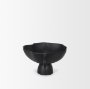 70723 - Radka Small Matte Black Metal Decorative Bowl