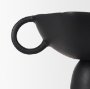 70723 - Radka Small Matte Black Metal Decorative Bowl