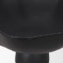 70724 - Radka Large Matte Black Metal Decorative Bowl
